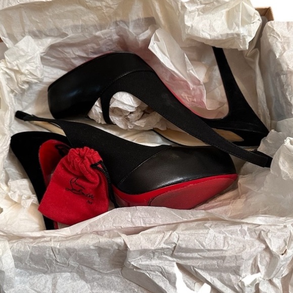 Christian Louboutin Slingbacks Size 36 1/2 - Picture 2 of 10